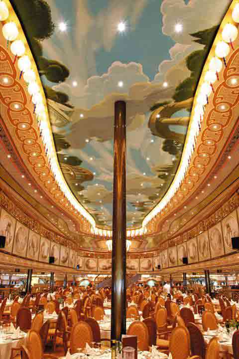 Restaurante a bordo del Costa Mediterranea CRUCEROS COSTA MEDITERRANEA OFERTAS CRUCEROS ISLAS GRIEGAS MEDITERRANEO COSTA CRUCEROS